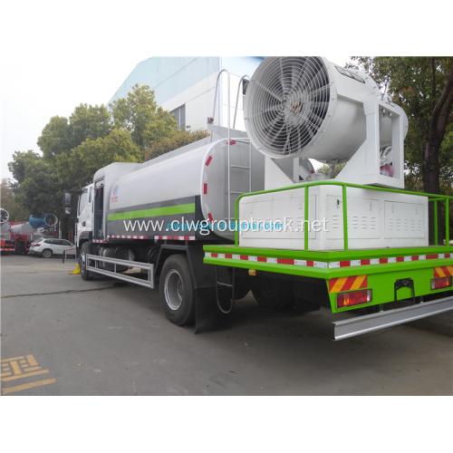 Multi-function dust suppression vehicle guardrail cleaning